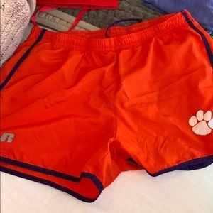 Clemson running shorts